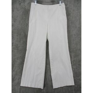 Talbots Pants 10 Wide Leg Textured Stretch Trouser Career Minimalist Wide Leg